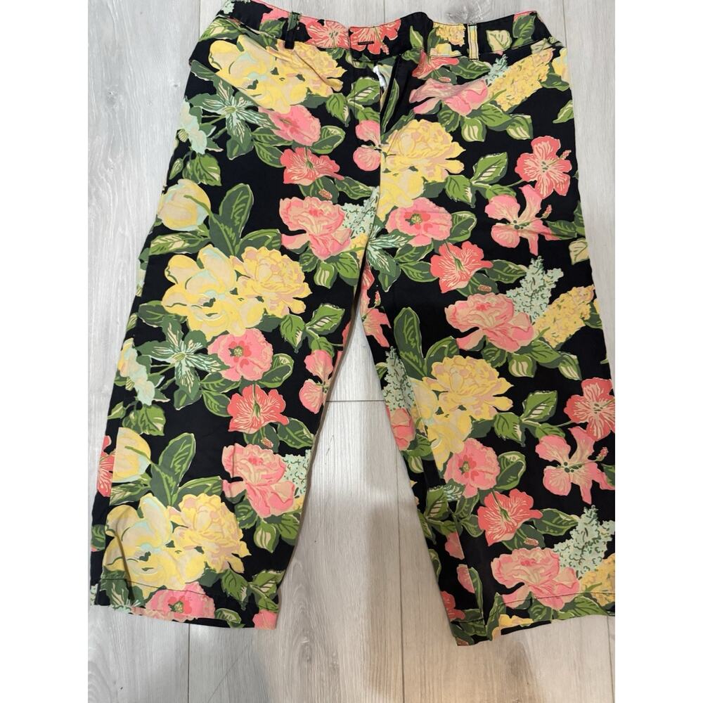 Annex Flowered three-quarter pants size 12